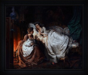 Das Junge Muttergluck by Carl Herpfer Fine Art Old Masters Reproduction